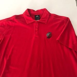 Portland Trailblazers Adidas polo